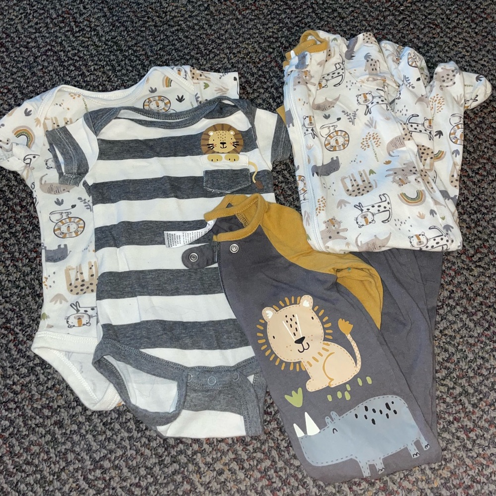 Sleeper and onesie bundle